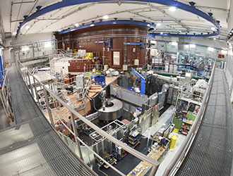 View into the Experimental Hall View into the Experimental Hall